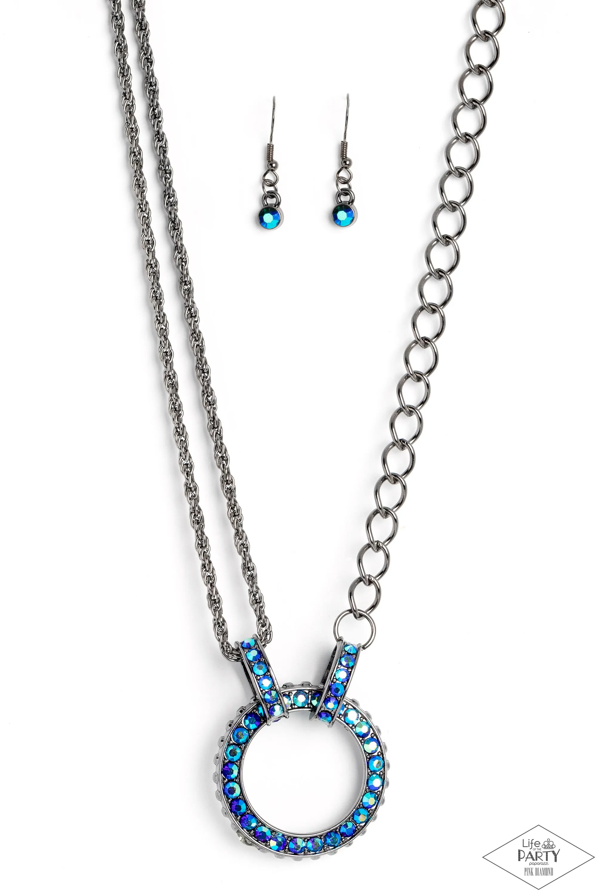 Razzle Dazzle Blue-Necklace