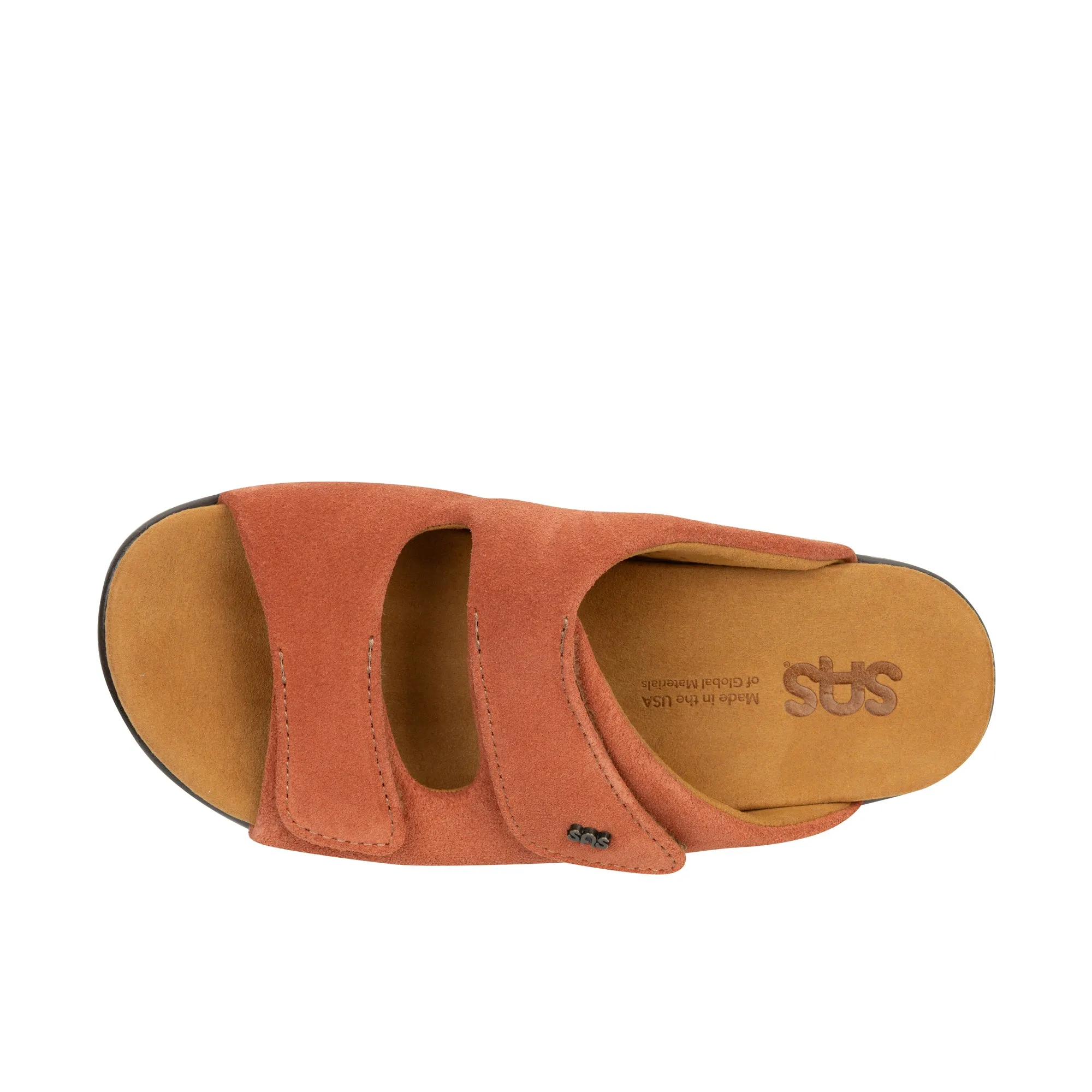 SAS Womens Cozy Sandal Rust