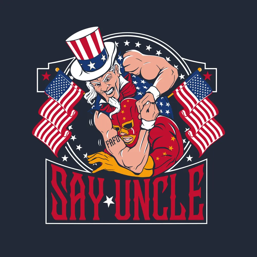 Say Uncle T-Shirt - Midnight Navy