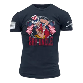 Say Uncle T-Shirt - Midnight Navy