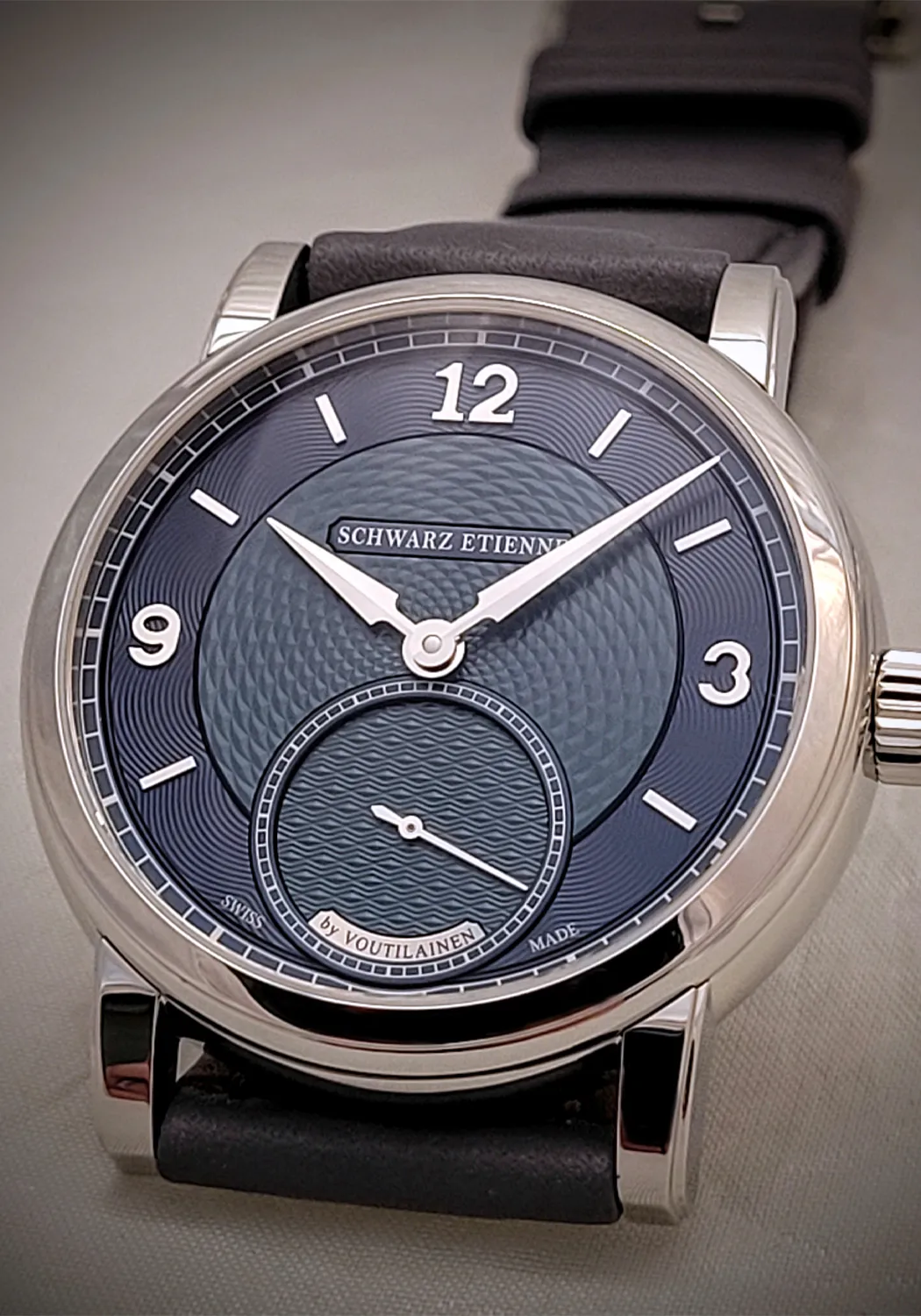 Schwarz Etienne Roma Synergy Blue Dial by Kari Voutilainen | LE50