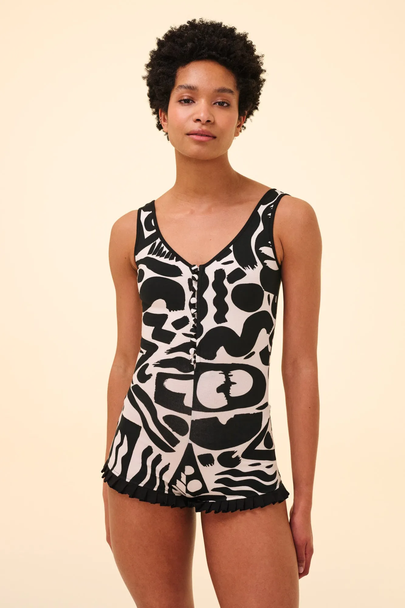 SEA CIRCUS PLAYSUIT - FLOW PRINT