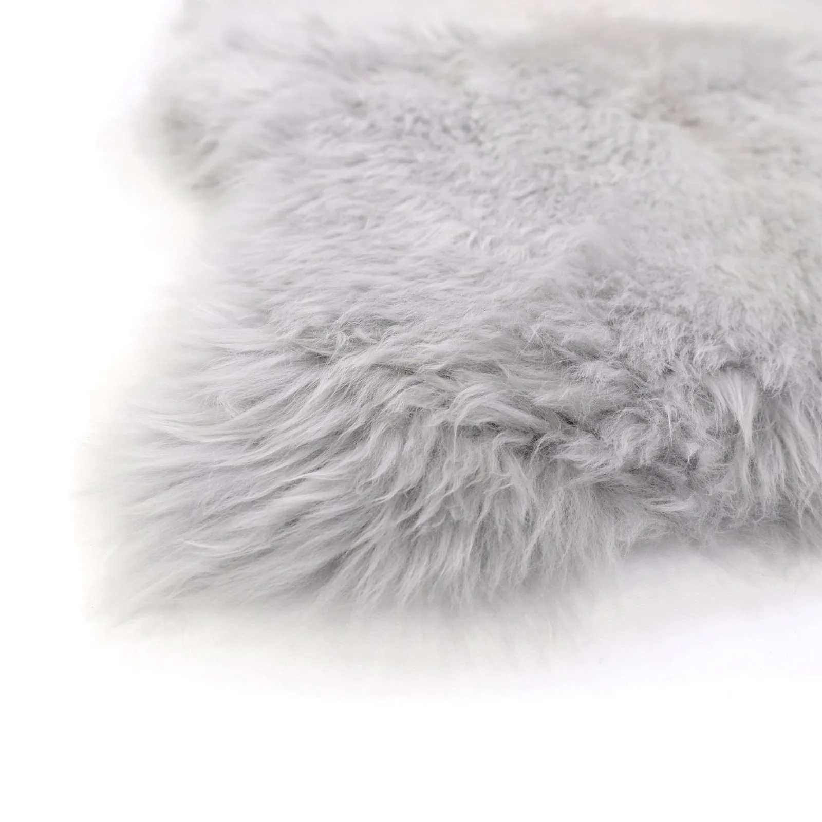 Sheepskin Rug - Cloudy Grey - XXL - Long Wool Australian Merino Sheepskin