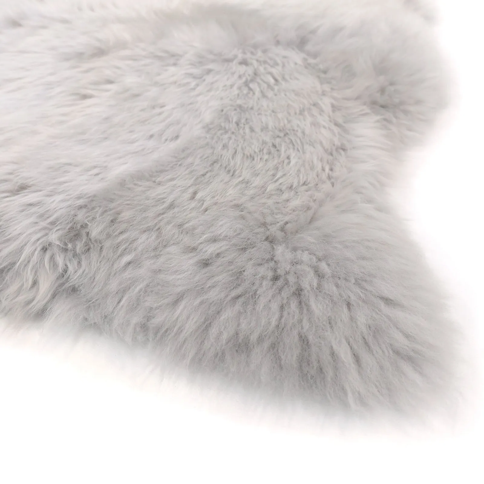 Sheepskin Rug - Cloudy Grey - XXL - Long Wool Australian Merino Sheepskin