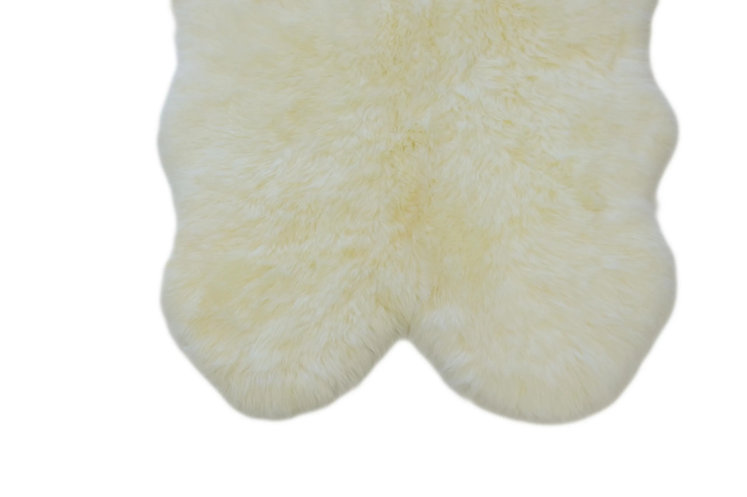 Sheepskin Rug - Ivory - Quad Sized (180x110cm) - Long Wool Australian Merino Sheepskin