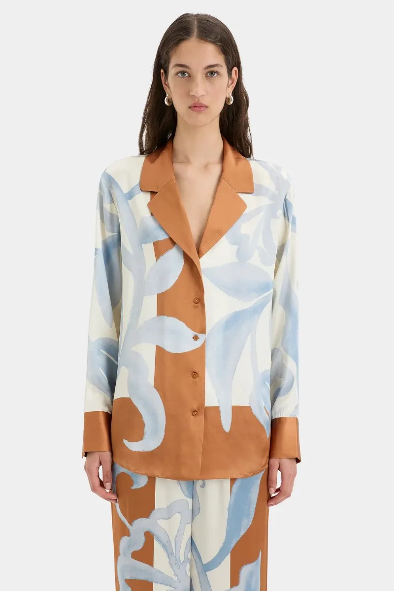 SORRENTO SHIRT-SCIARPA PRINT