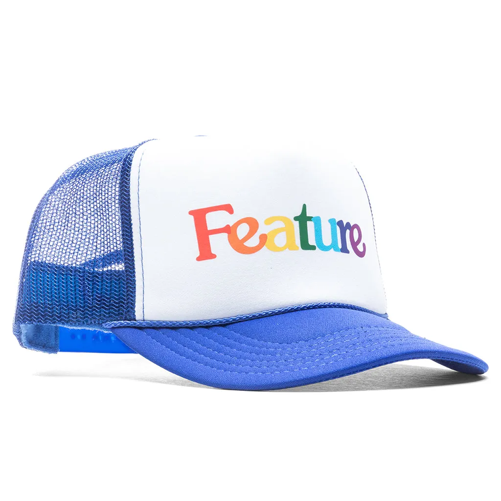 Spectrum Trucker Hat - Blue/White