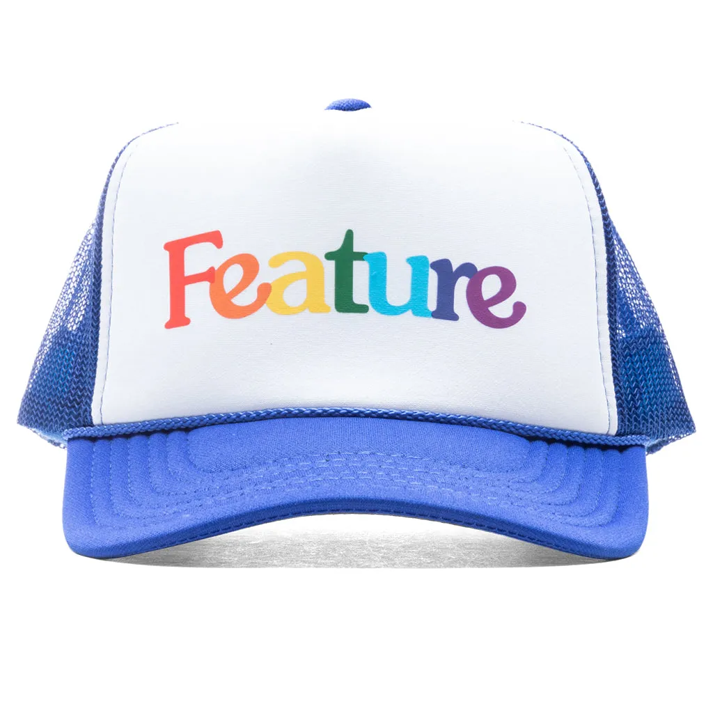 Spectrum Trucker Hat - Blue/White