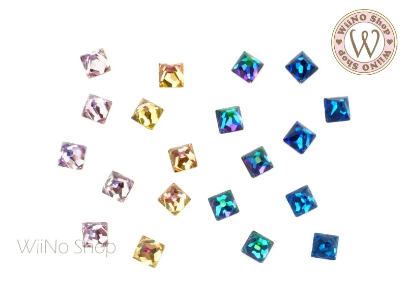 Square Spike Crystal Rhinestone - 5 pcs