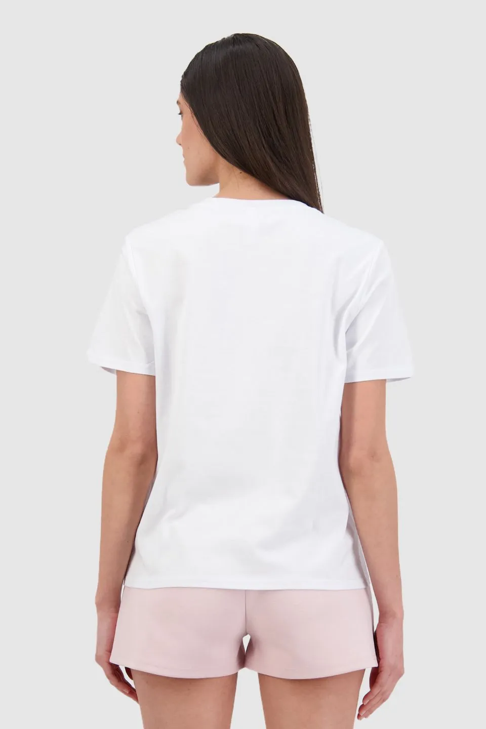 Stella Mono White Cotton Logo Tee