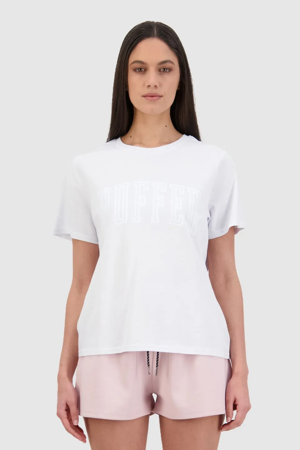 Stella Mono White Cotton Logo Tee