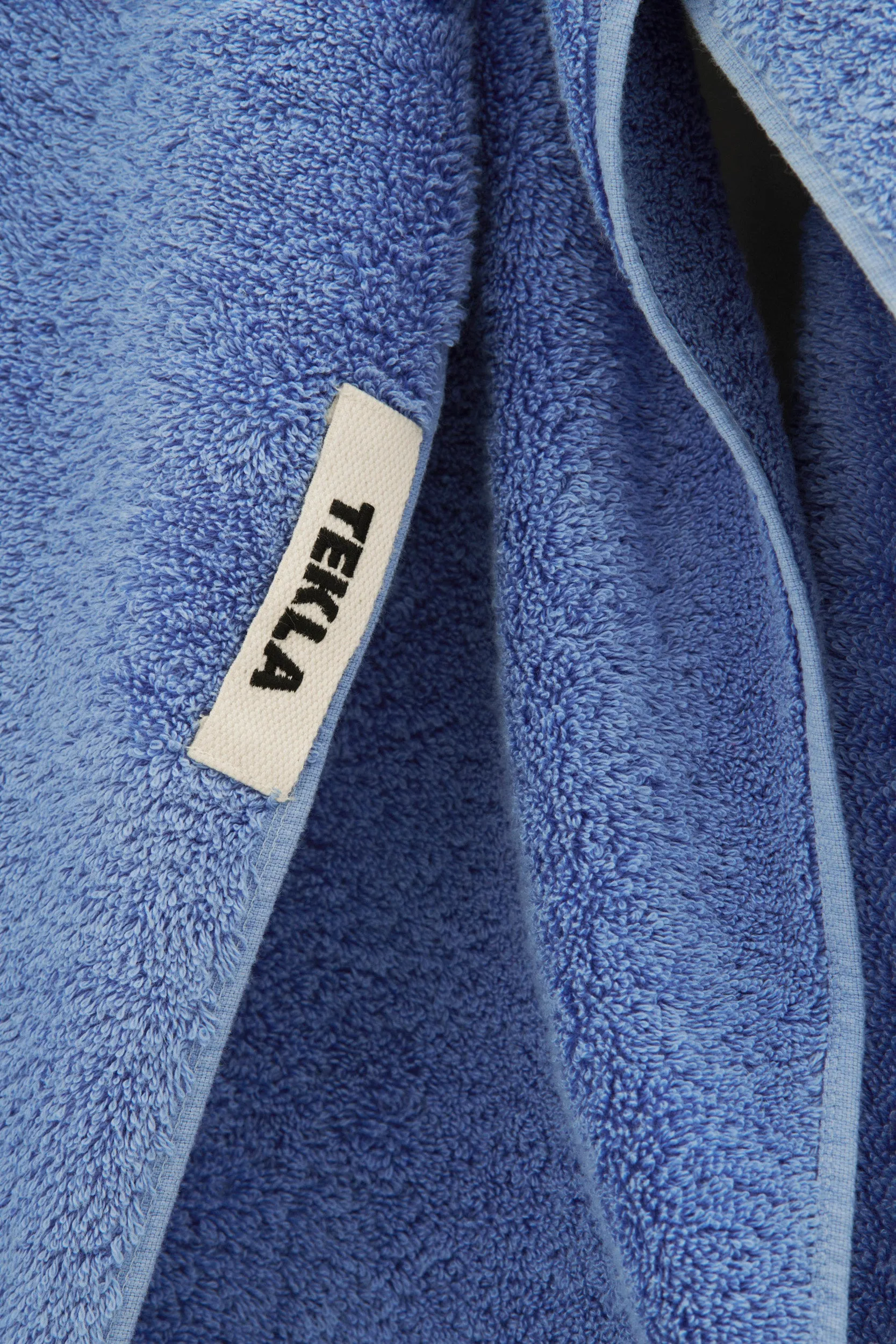 Terry Hand Towel Clear Blue