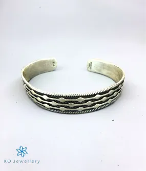 The Dot & Dash Silver Open Bracelet