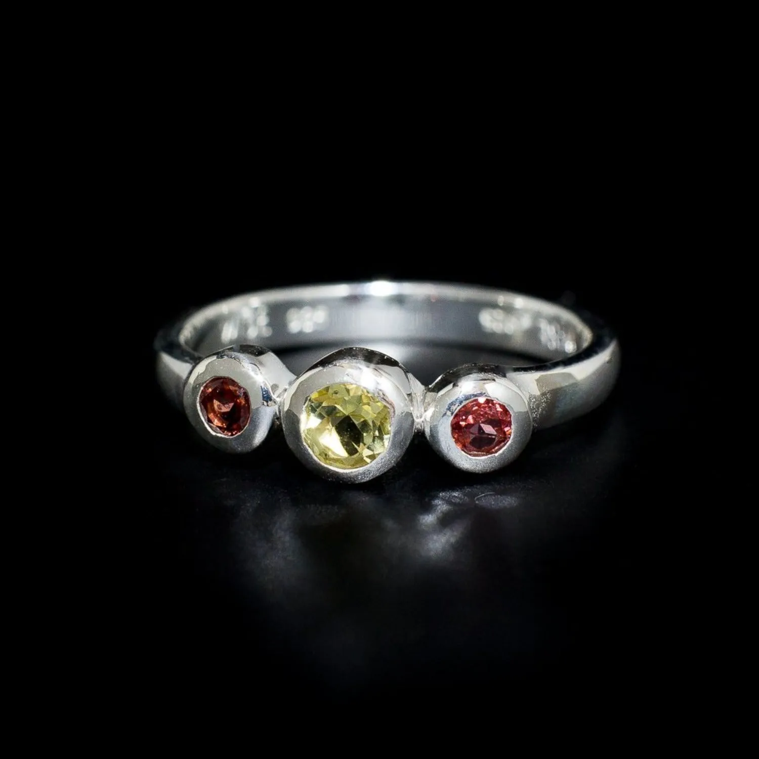 Trilogy Gemstone Ring