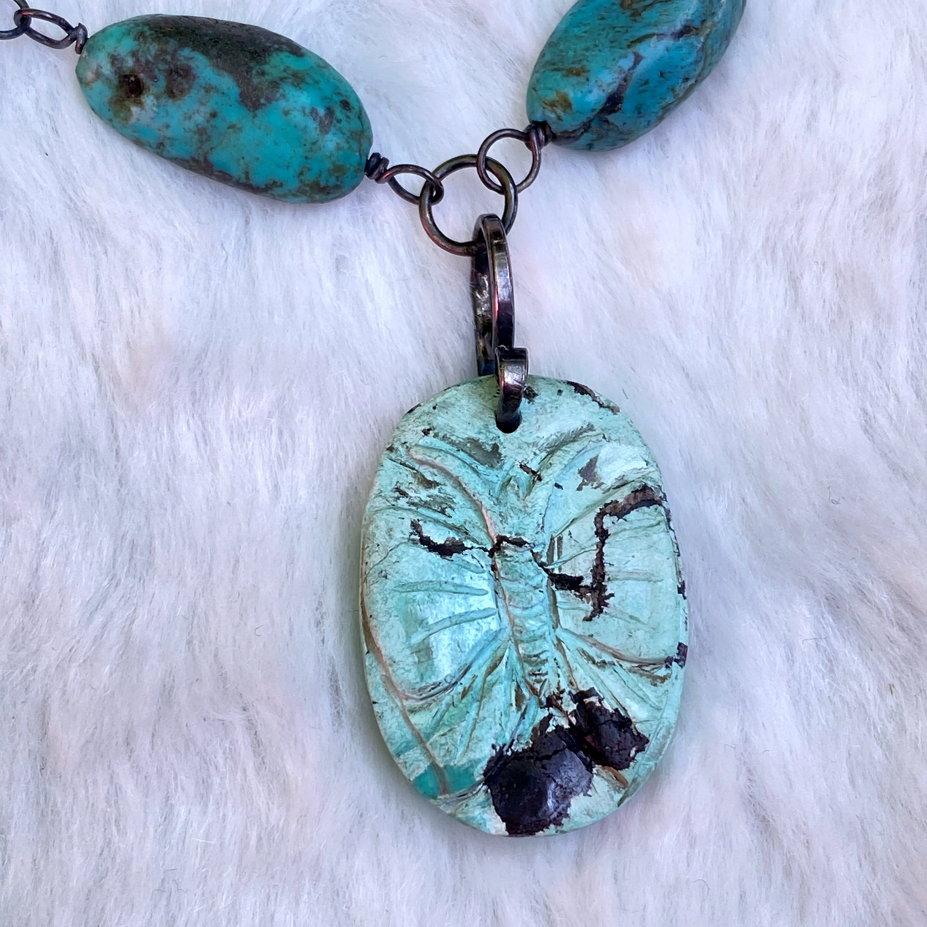 Turquoise Butterfly Necklace