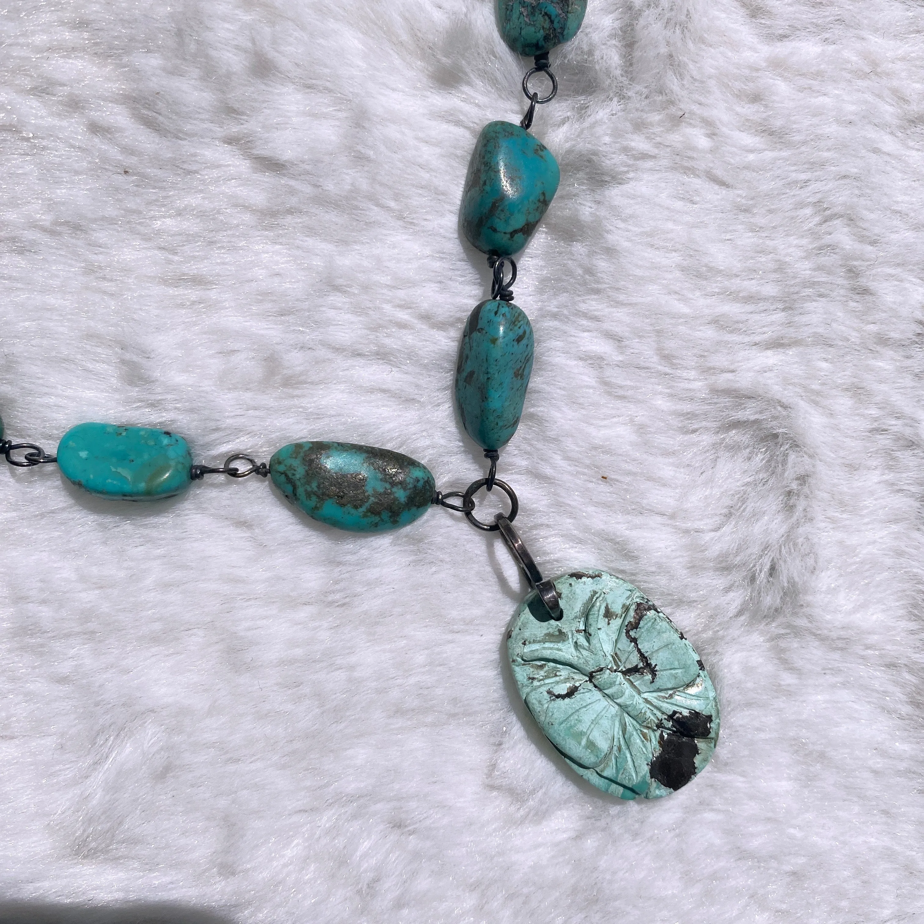 Turquoise Butterfly Necklace