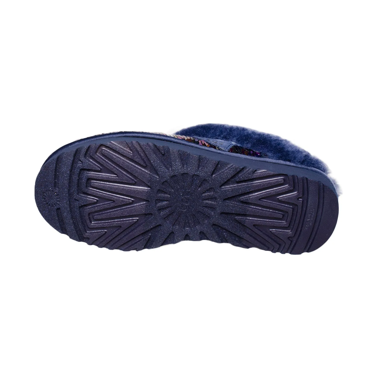 UGG Cluggette Sequin Navy Slippers - Women's