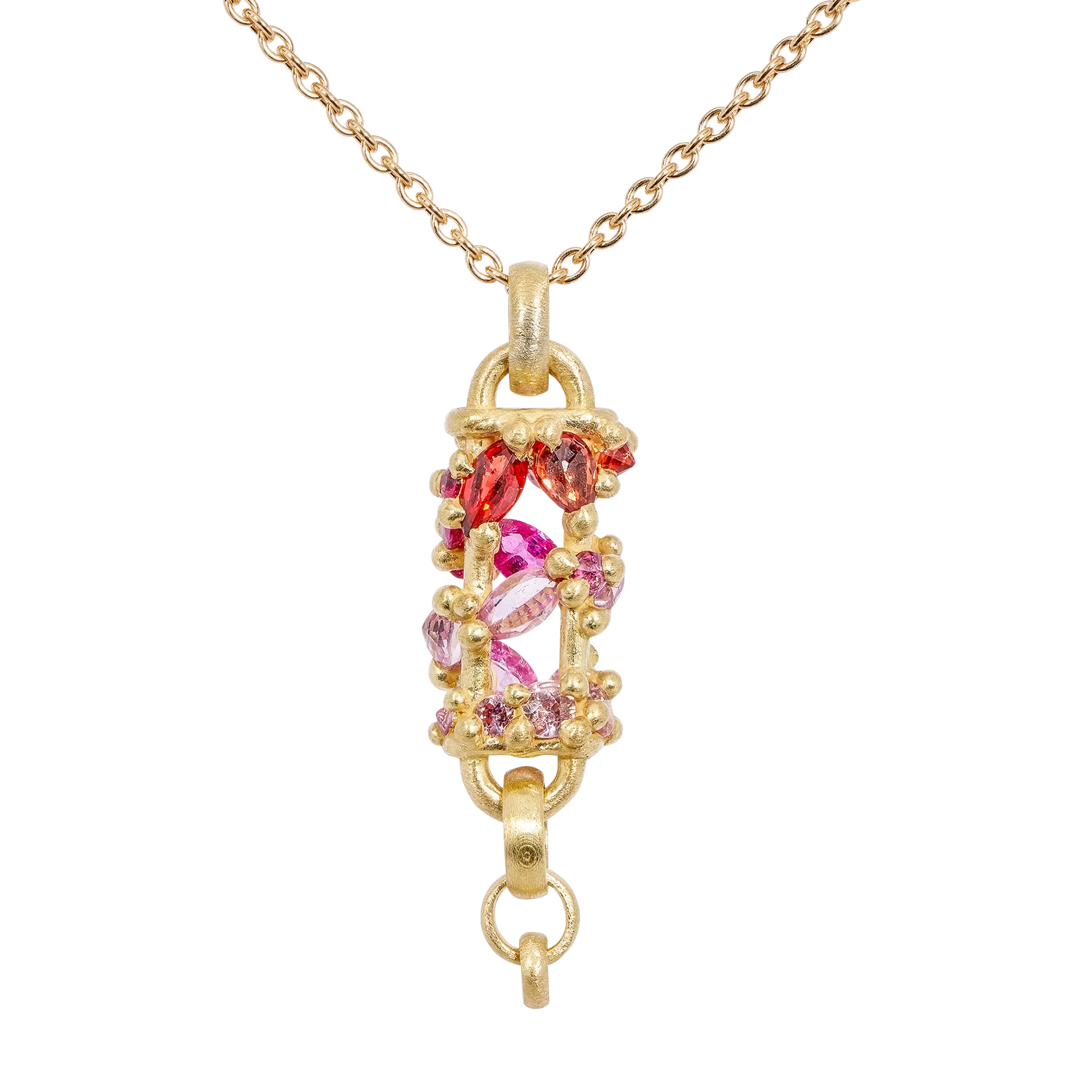 Vertical Plum Blossom Fontaine Necklace - Made to Order