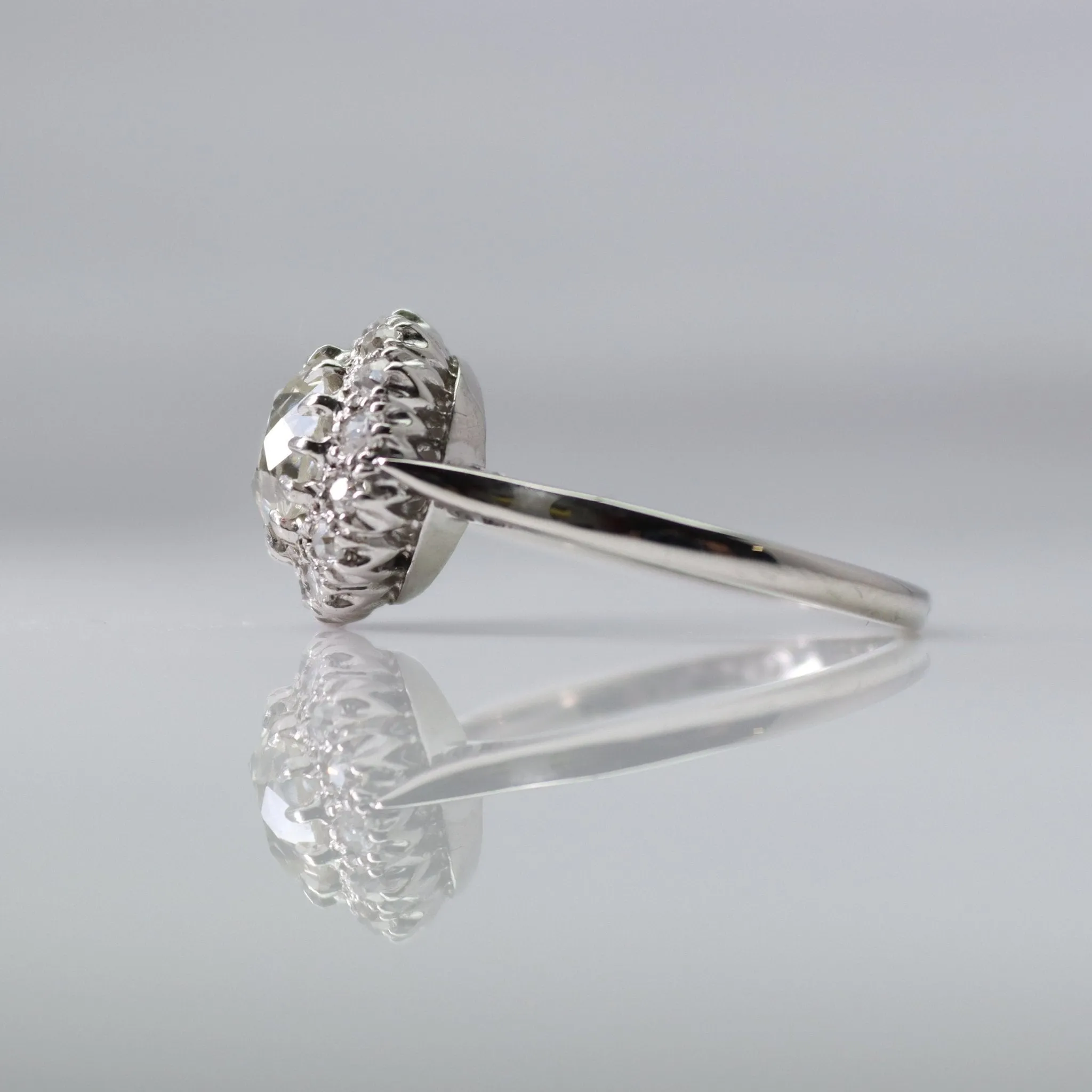 Vintage Diamond Cluster Ring