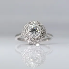 Vintage Diamond Cluster Ring