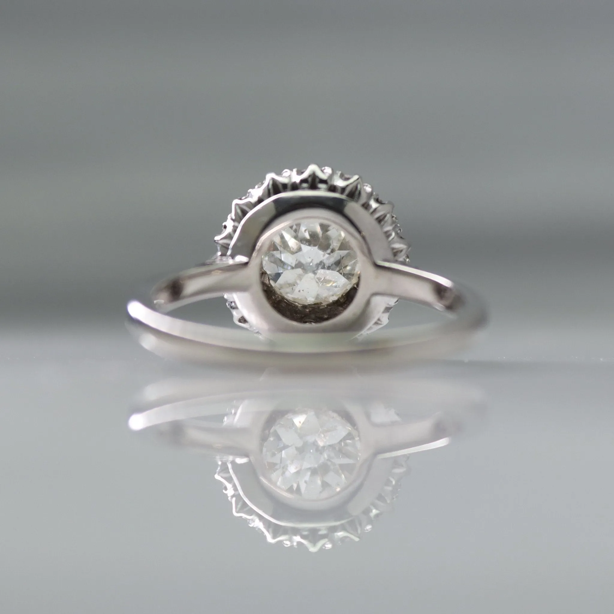 Vintage Diamond Cluster Ring