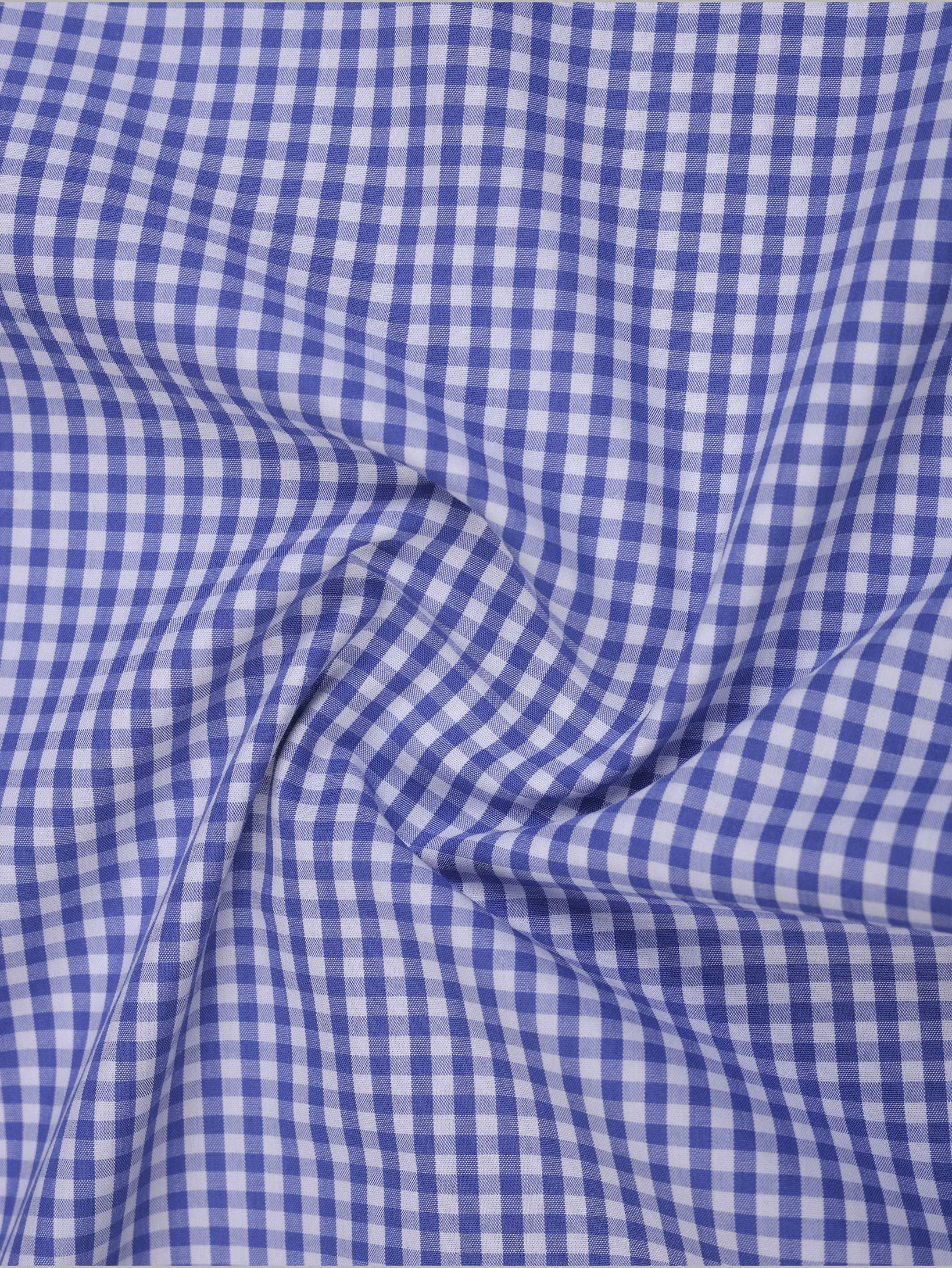 Violate Blue Premium Quality Gingham Checkered  Shirt