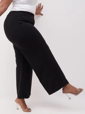 Vivo Dua Wide Leg Pants - Black