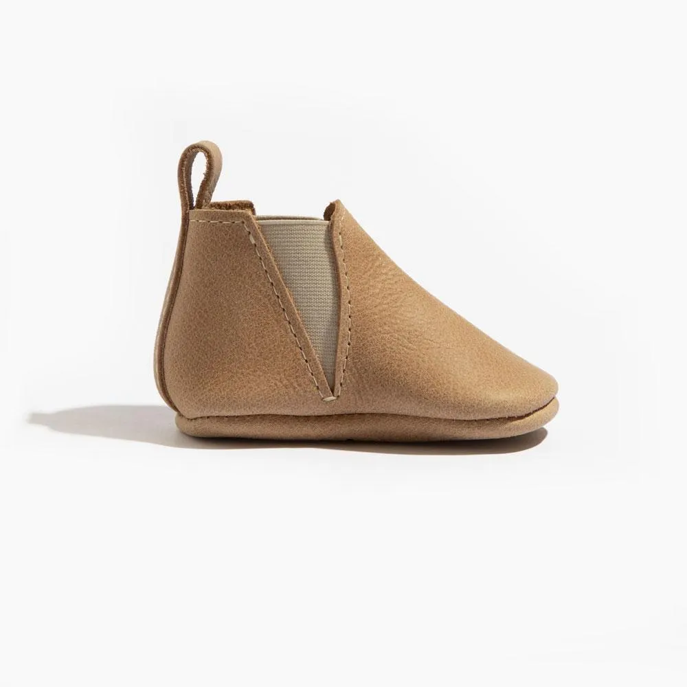 Weathered Brown Chelsea Boot Baby Shoe