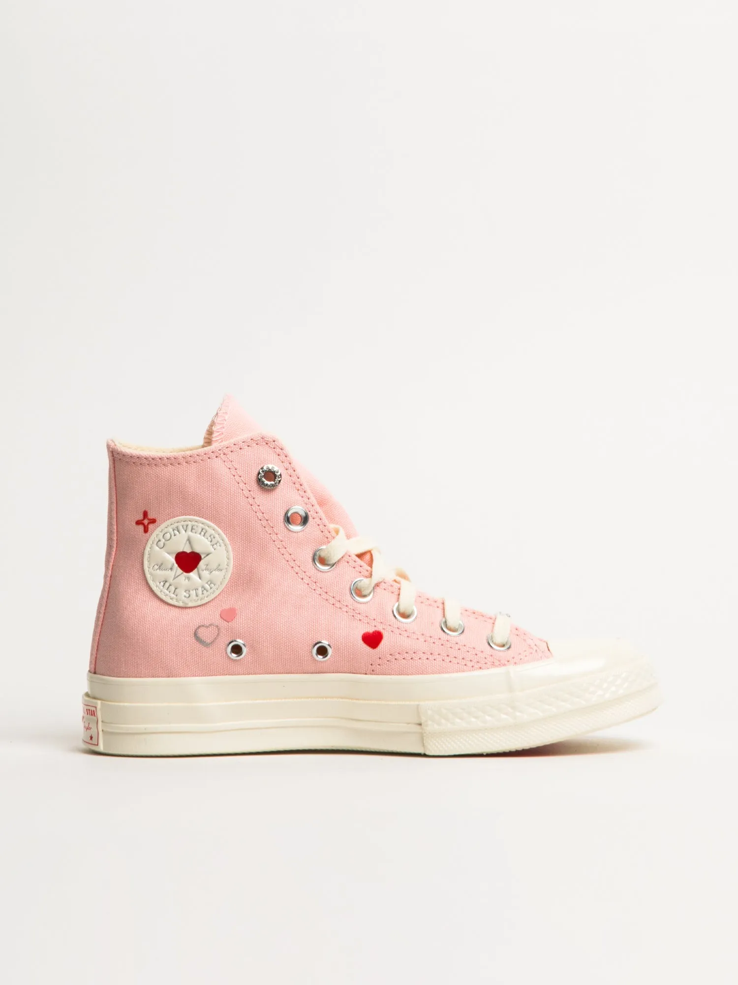 WOMENS CONVERSE CHUCK 70 HI HEARTS SNEAKER