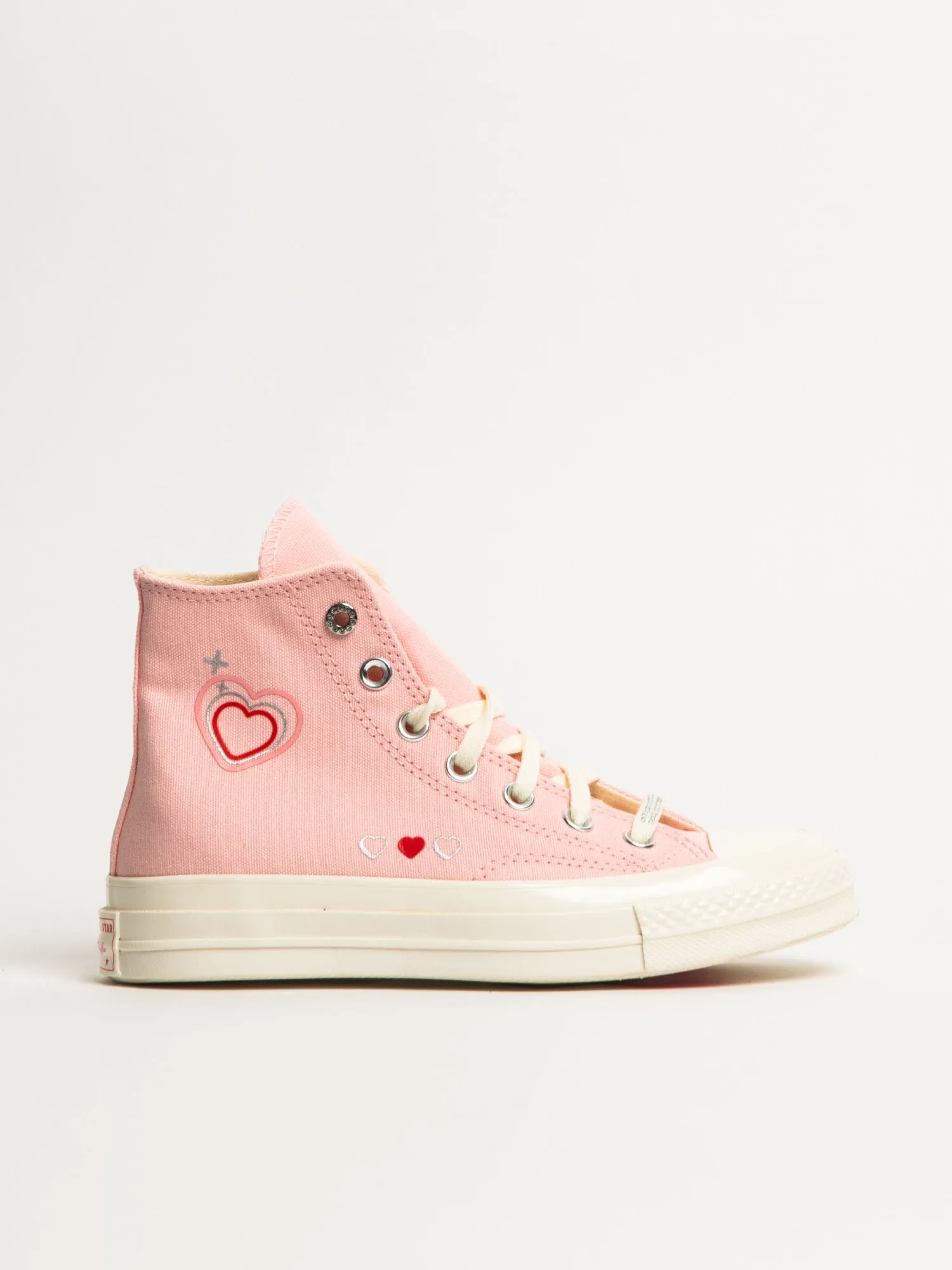 WOMENS CONVERSE CHUCK 70 HI HEARTS SNEAKER