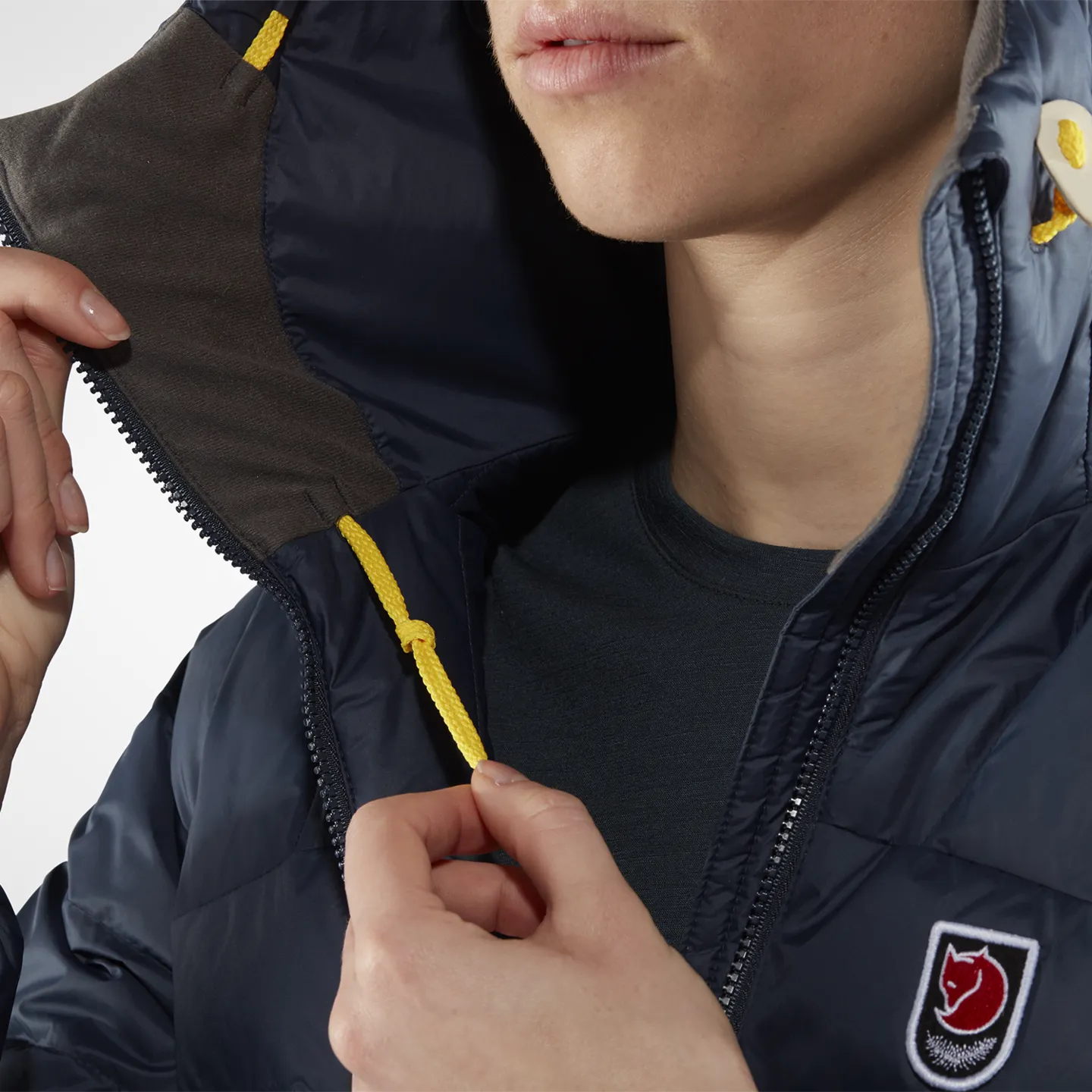 Womens Expedition Pack Down Hoodie - True Red