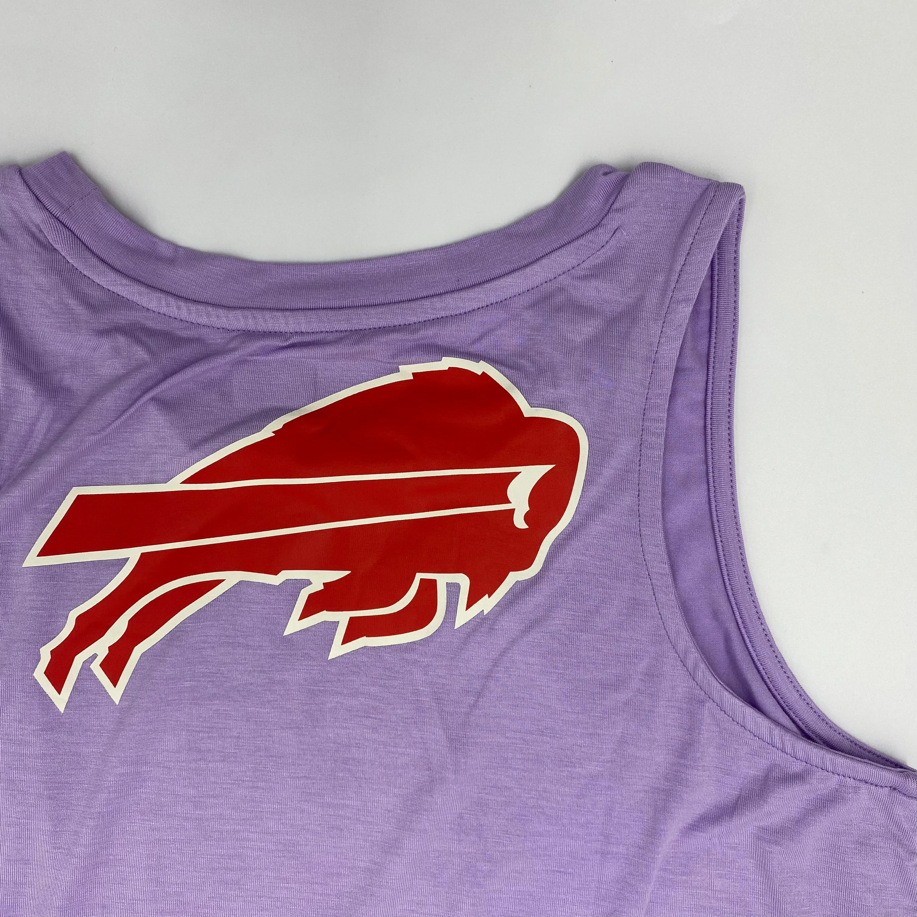 Women's New Era Buffalo Bills Lilac Tank Top