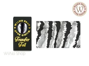 Zebra Print Metallic Nail Transfer Foil (AP-M-06)